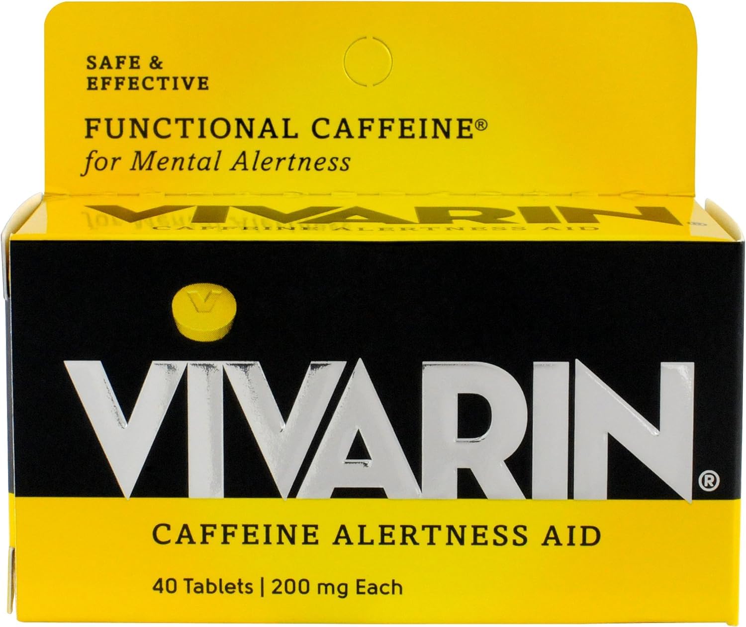 Product image of Vivarin Brand Alertness Aid 40 Tablets Pack of 4